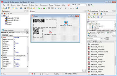 2D Barcode VCL Components Screenshot